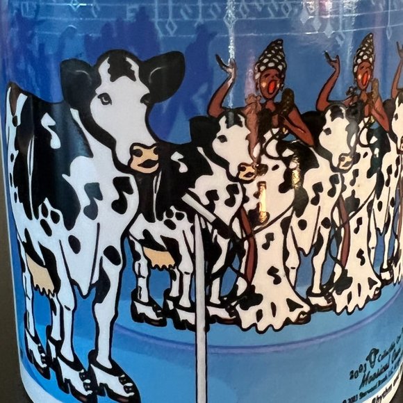 Set of 2 MOOsical Cows Mugs Motown Records Parody Mootown Rhythm & Blues - Picture 5 of 13